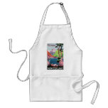 South Island New Zealand Travel Poster Apron