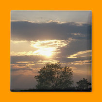 South Jersey Sunset Magnet