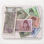 South Korea Banknotes Mousepad
