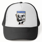 This cute little panda is ready to play for the South Korean team! Panda holds a bat and is about to swing at the ball. Great for fans of the South Korea baseball team or South Korean baseball players.
