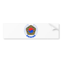 South Korea coat of arms bumper stickers