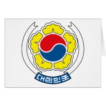 South Korea Coat of Arms cards