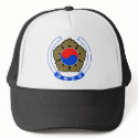 South Korea coat of arms hats