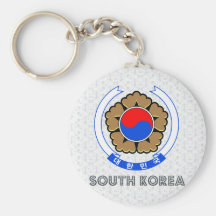 South Korea Coat of Arms Key Chains