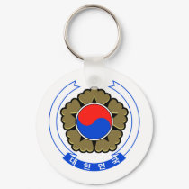 South Korea coat of arms keychains