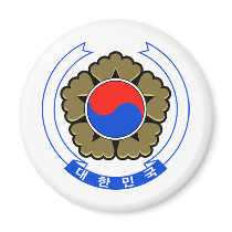 South Korea coat of arms magnets