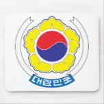 South Korea Coat Of Arms Mouse Pads