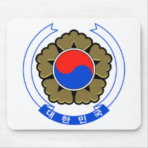 South Korea coat of arms mousepads