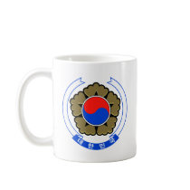 South Korea coat of arms mugs