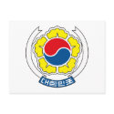 South Korea Coat of Arms postcards