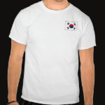 South Korea Flag Map Basic T-Shirt
