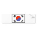 South Korea Flag bumper stickers by jacinto888 South Korea Flag bumper stickers