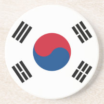 South Korea Flag Coaster