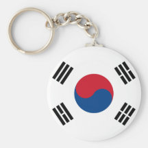 South Korea Flag Keychain