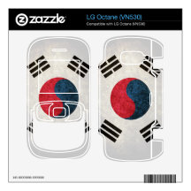 South Korea Flag; LG Octane Decals