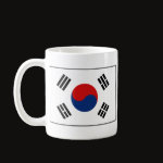 South Korea Flag Map Classic Mug
