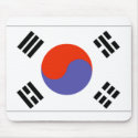 South Korea Flag Mousepad by jacinto888 South Korea Flag Mousepad
