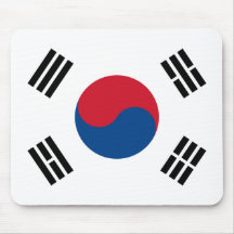 South Korea Flag Mousepad
