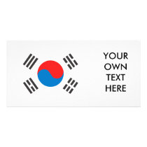 South Korea Flag photo cards by flagshirts South Korea Flag photo cards