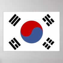 South Korea Flag Poster