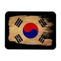 South Korea Flag Rectangle Magnet