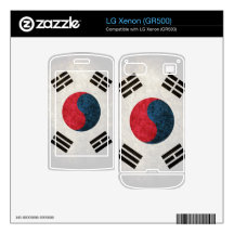 South Korea Flag; Skin For The LG Xenon