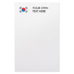 South Korea Flag Stationery Design