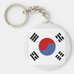 South Korea High quality Flag Keychains