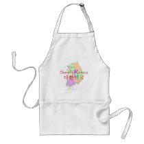 South Korea Map aprons