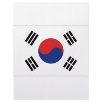 South Korea National Flag letterhead