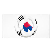 South Korea Photo Greeting Card