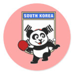 This is a cute shirt for table tennis players and fans. Panda loves to play table tennis in front of this flag of South Korea! This table tennis panda shirt is a great gift for table tennis players and fans!