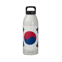 South Korean Flag Liberty Bottle Reusable Water Bottle
