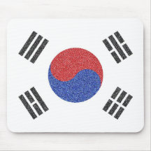 South Korean Flag Mousepads