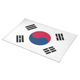 South Korean Flag on MoJo Placemat
