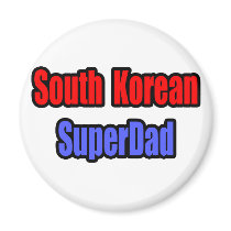 South Korean SuperDad magnets
