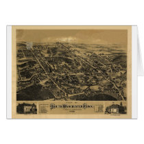 South Manchester Connecticut in 1888 Card