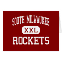 South Milwaukee - Rockets - South Milwaukee cards by customteamsportswear South Milwaukee - Rockets - South Milwaukee cards