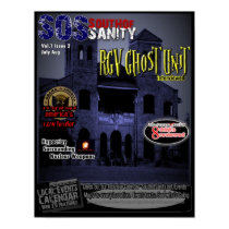 South of Sanity Magazine Cover Poster July August posters