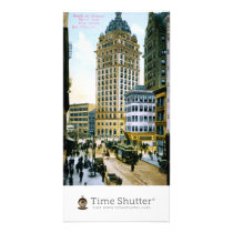 South on Kearny Street from Post Street Personalized Photo Card