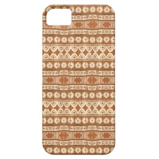 South Pacific Tribal Wood Carved Pattern iPhone 5 iPhone 5 Covers