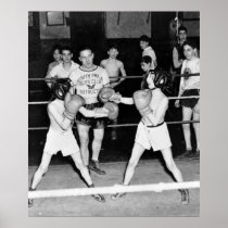 South Philly Boys Club Boxing, 1940s Poster