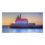 South Pier Lighthouse in Canal Park Photo Cards