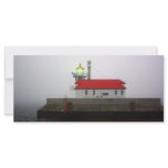 South Pier Lighthouse in the Fog rack cards