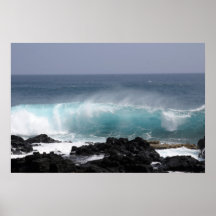 South Point Wave, Hawaii Posters