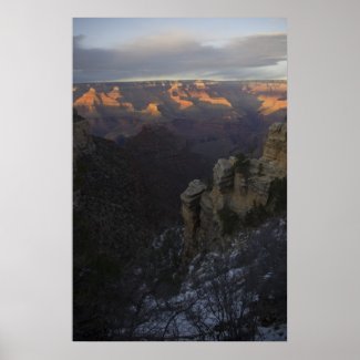 South Rim Again Sunset Posters