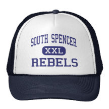 South Spencer - Rebels - High - Rockport Indiana Mesh Hat