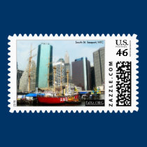 South St. Seaport, NYC stamps