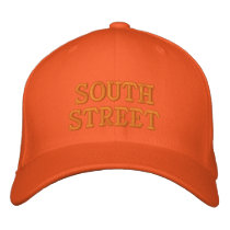 SOUTH STREET embroidered hats by ZuluFlight SOUTH STREET embroidered hats