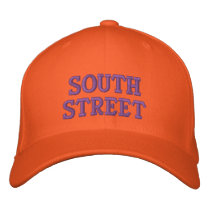 SOUTH STREET embroidered hats by ZuluFlight SOUTH STREET embroidered hats